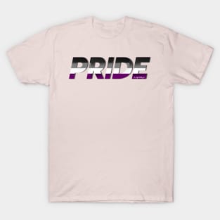 LGBTQ+ PRIDE: Asexual Pride Flag T-Shirt